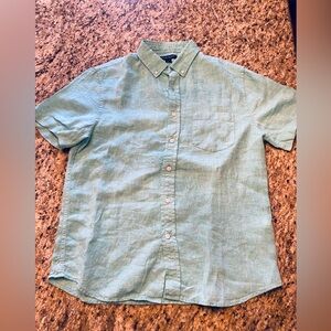 Banana Republic Mint Green Linen Shirt